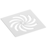 Eastbrook Crossland White Shower Waste & Cover Cut Out